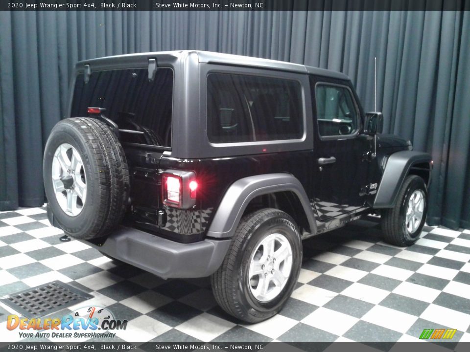 2020 Jeep Wrangler Sport 4x4 Black / Black Photo #6