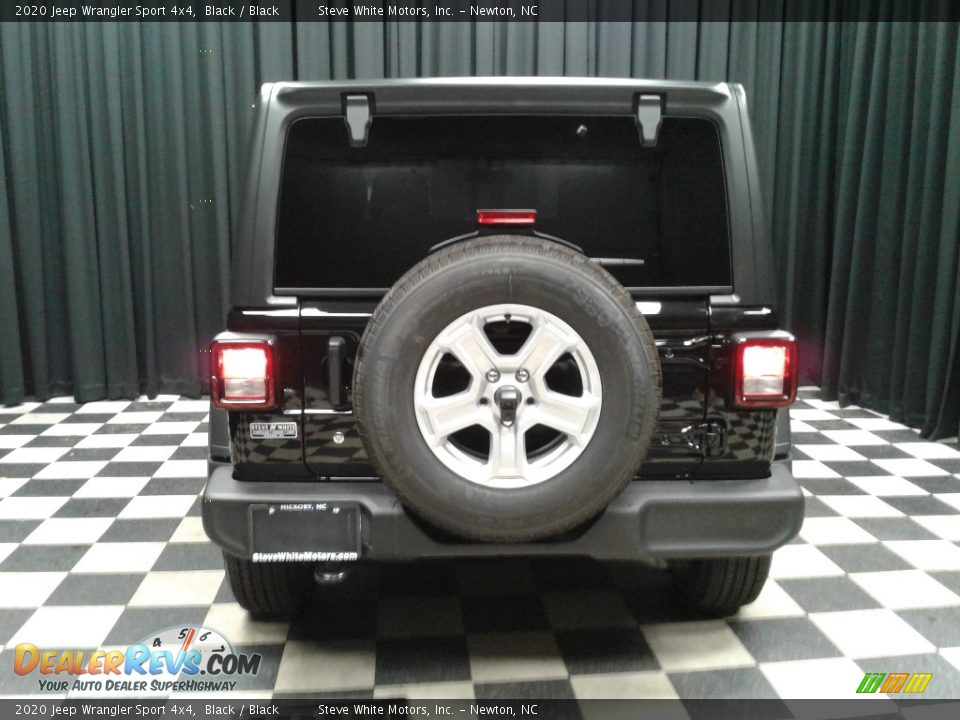 2020 Jeep Wrangler Sport 4x4 Black / Black Photo #7