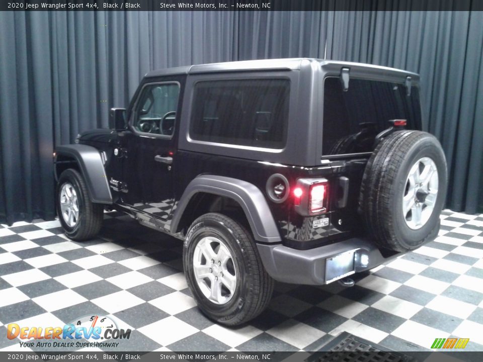2020 Jeep Wrangler Sport 4x4 Black / Black Photo #8