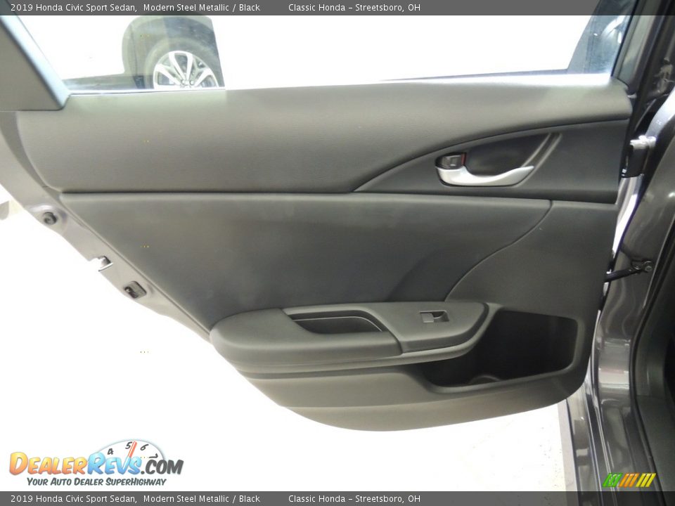 2019 Honda Civic Sport Sedan Modern Steel Metallic / Black Photo #10