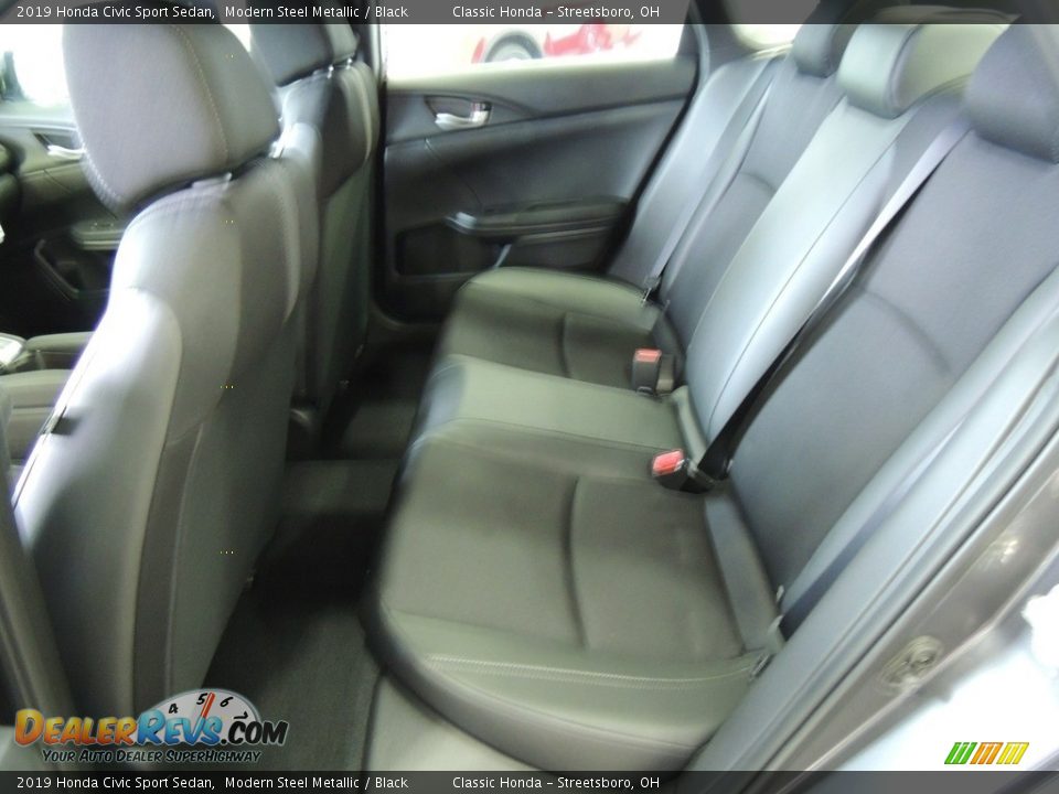 2019 Honda Civic Sport Sedan Modern Steel Metallic / Black Photo #13