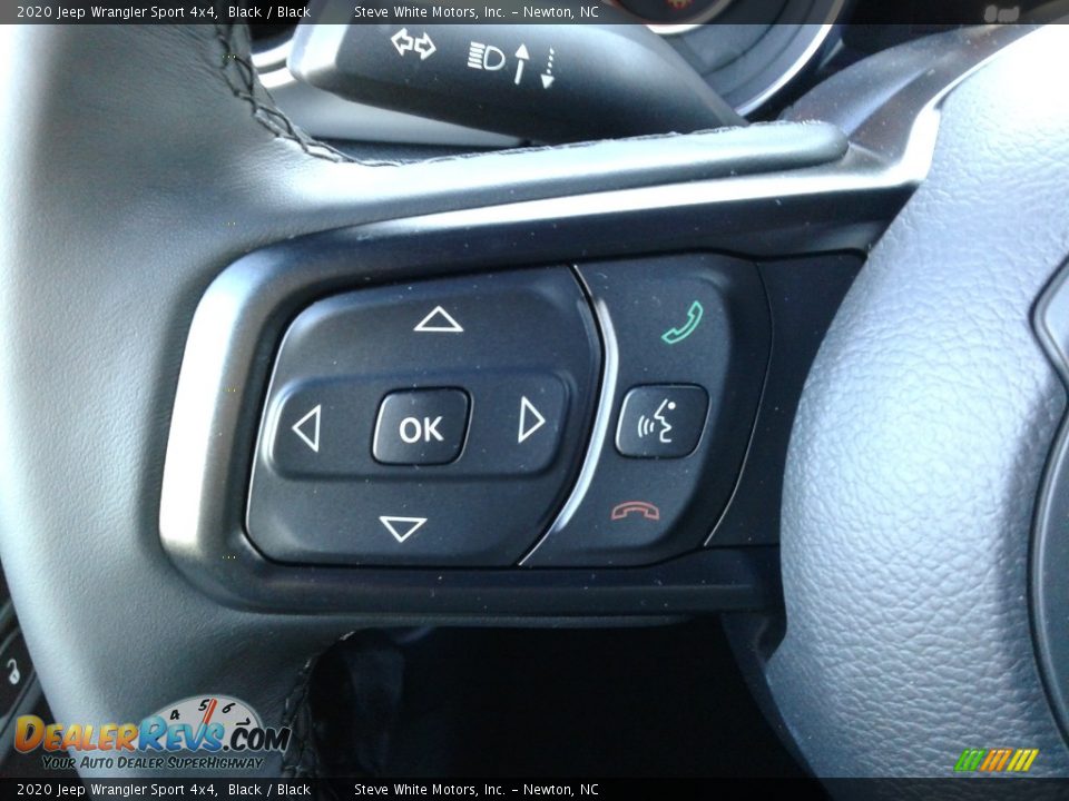 2020 Jeep Wrangler Sport 4x4 Black / Black Photo #16