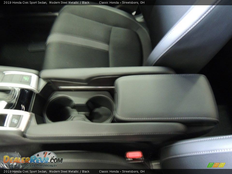 2019 Honda Civic Sport Sedan Modern Steel Metallic / Black Photo #18