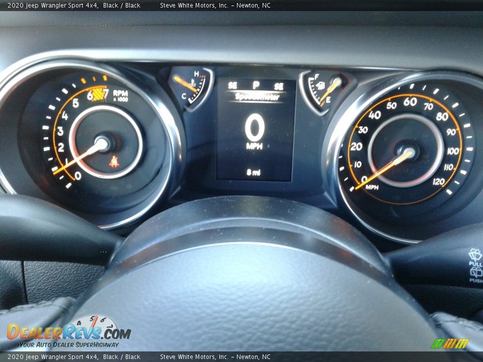 2020 Jeep Wrangler Sport 4x4 Black / Black Photo #18
