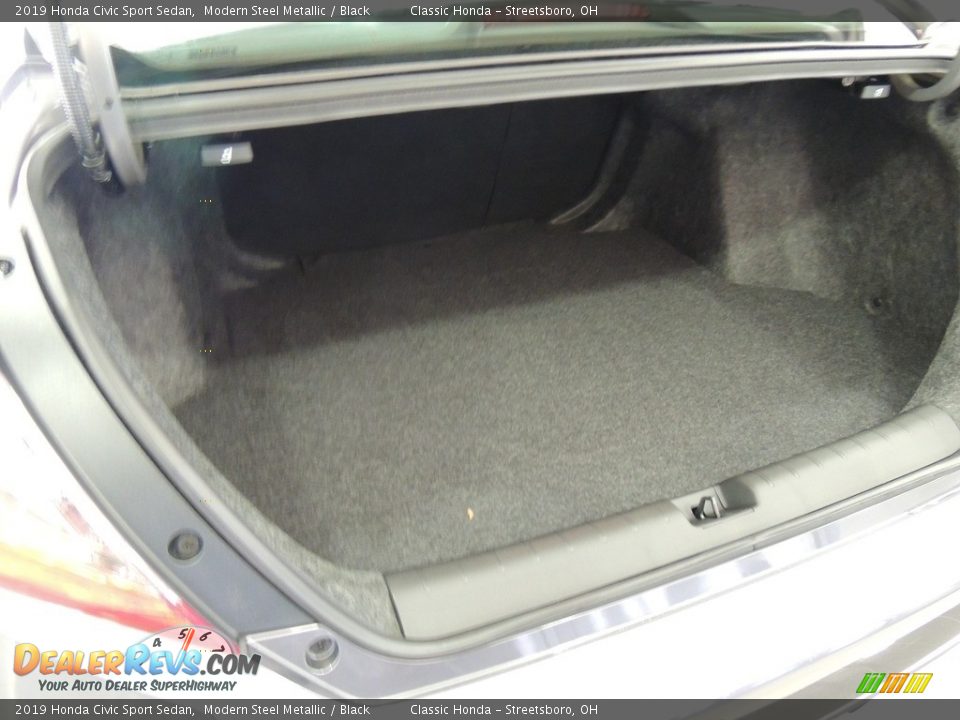 2019 Honda Civic Sport Sedan Modern Steel Metallic / Black Photo #19