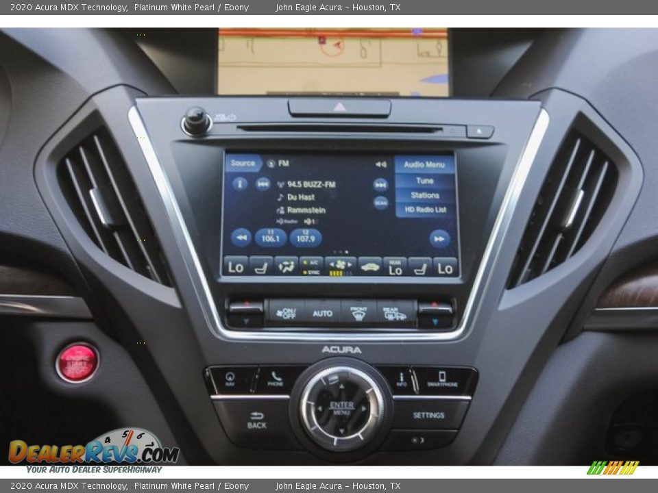 2020 Acura MDX Technology Platinum White Pearl / Ebony Photo #31