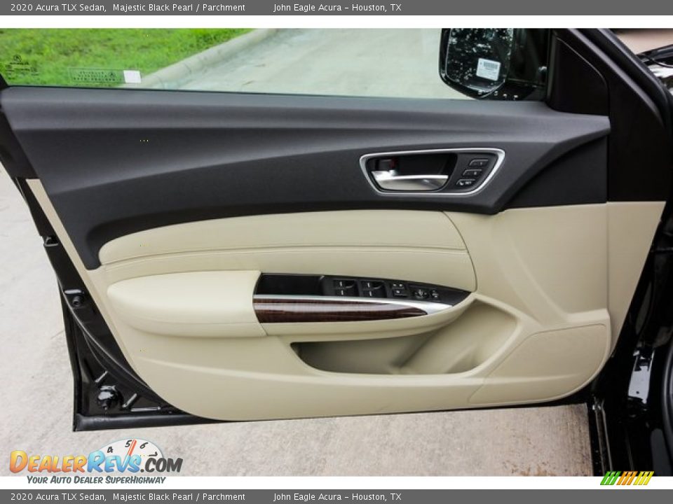 2020 Acura TLX Sedan Majestic Black Pearl / Parchment Photo #15