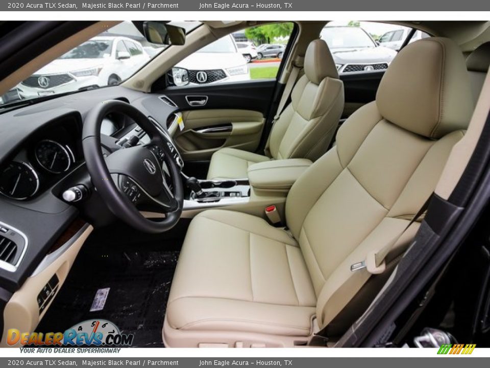 2020 Acura TLX Sedan Majestic Black Pearl / Parchment Photo #16