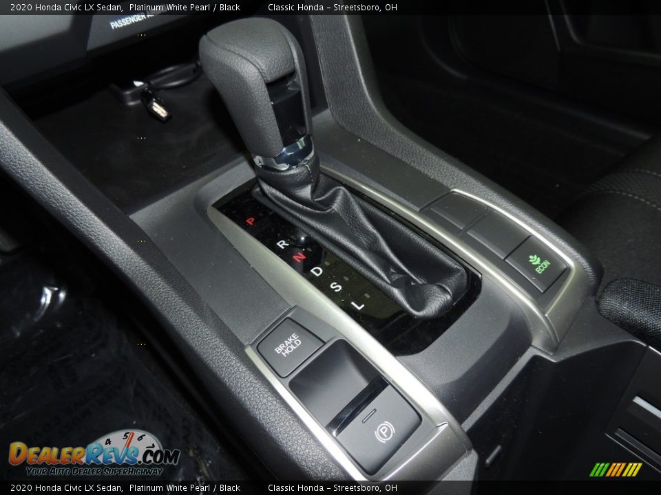 2020 Honda Civic LX Sedan Platinum White Pearl / Black Photo #16