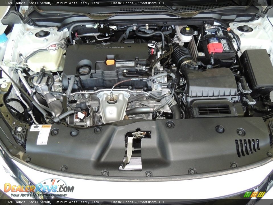 2020 Honda Civic LX Sedan Platinum White Pearl / Black Photo #19