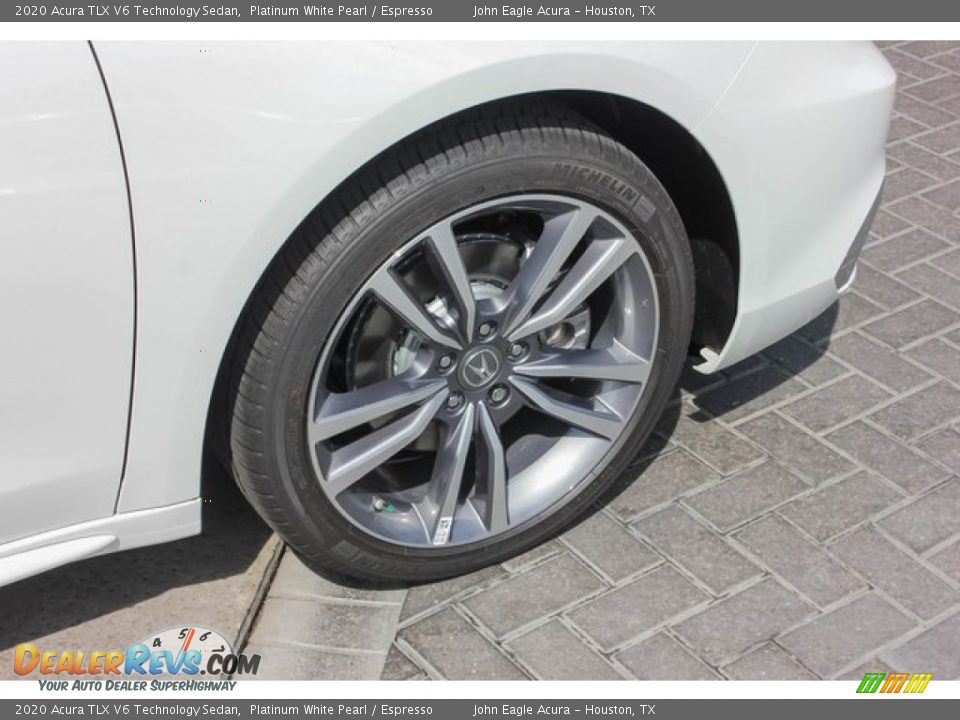 2020 Acura TLX V6 Technology Sedan Platinum White Pearl / Espresso Photo #11