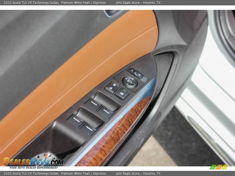 2020 Acura TLX V6 Technology Sedan Platinum White Pearl / Espresso Photo #12