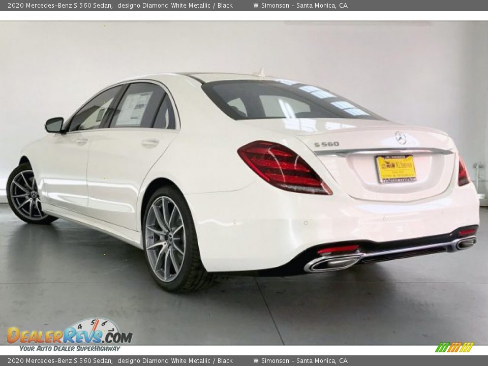 2020 Mercedes-Benz S 560 Sedan designo Diamond White Metallic / Black Photo #2