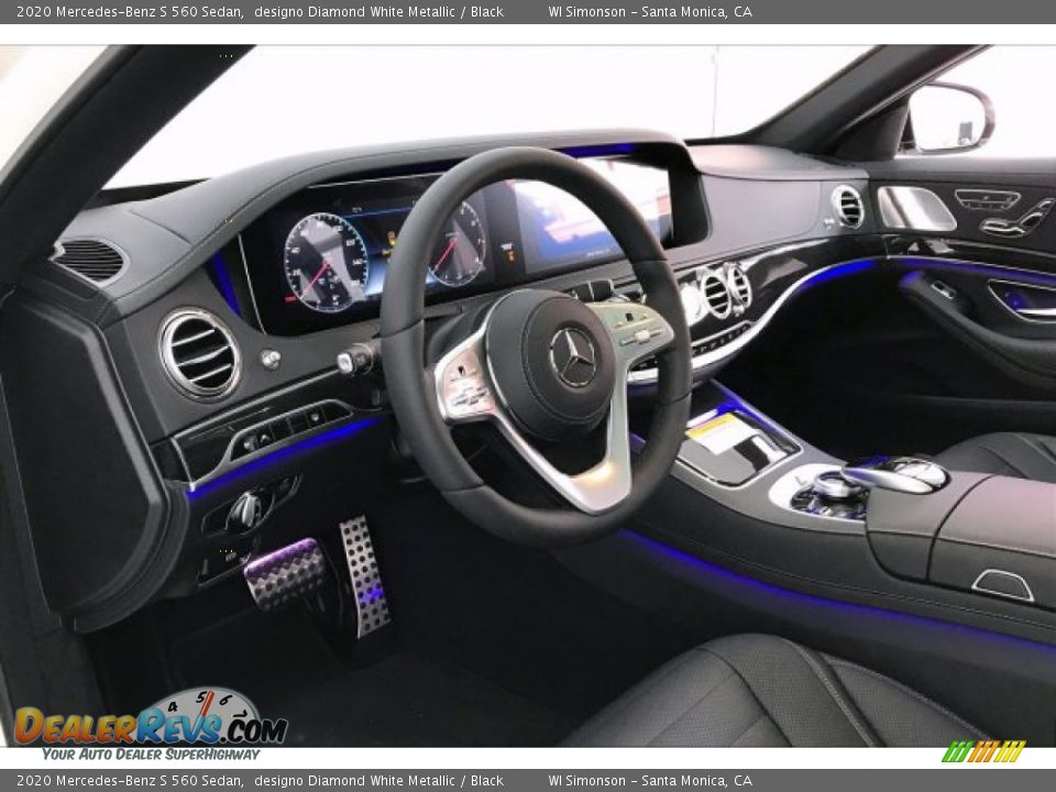 2020 Mercedes-Benz S 560 Sedan designo Diamond White Metallic / Black Photo #4