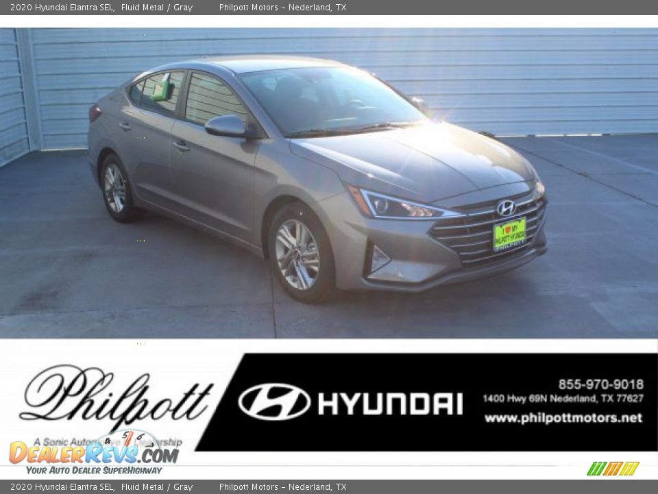 2020 Hyundai Elantra SEL Fluid Metal / Gray Photo #1