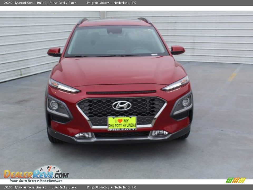 2020 Hyundai Kona Limited Pulse Red / Black Photo #3