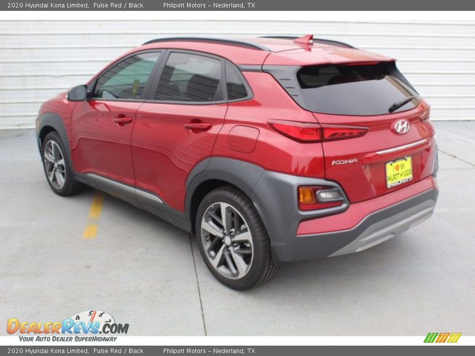 2020 Hyundai Kona Limited Pulse Red / Black Photo #6