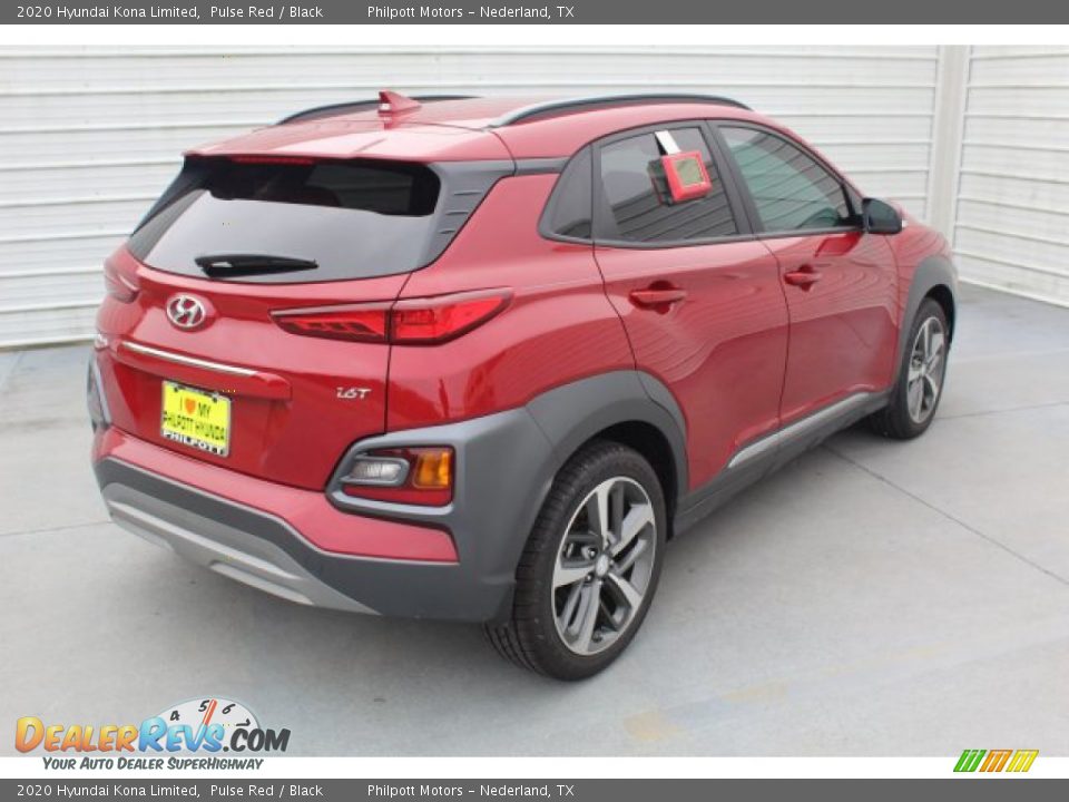 2020 Hyundai Kona Limited Pulse Red / Black Photo #8