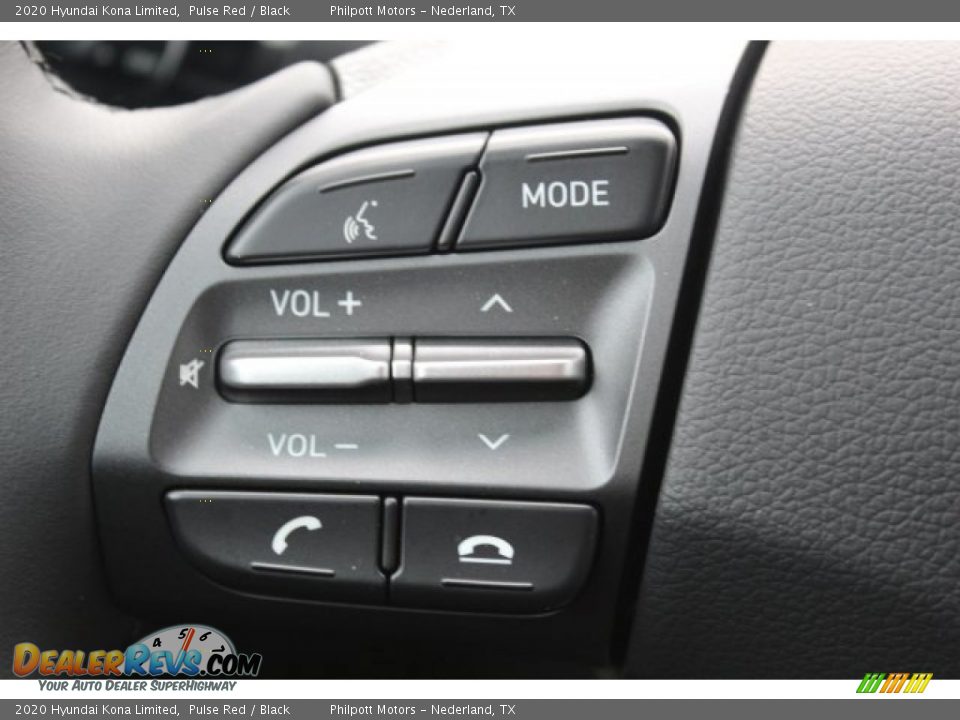 2020 Hyundai Kona Limited Pulse Red / Black Photo #12