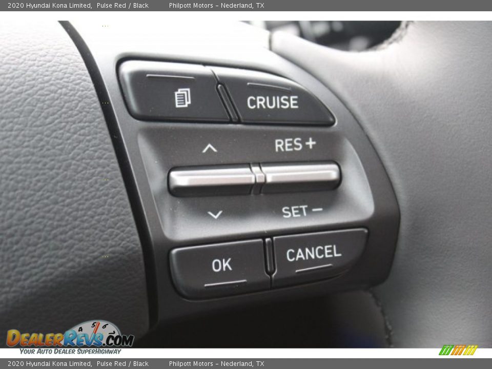 2020 Hyundai Kona Limited Pulse Red / Black Photo #13