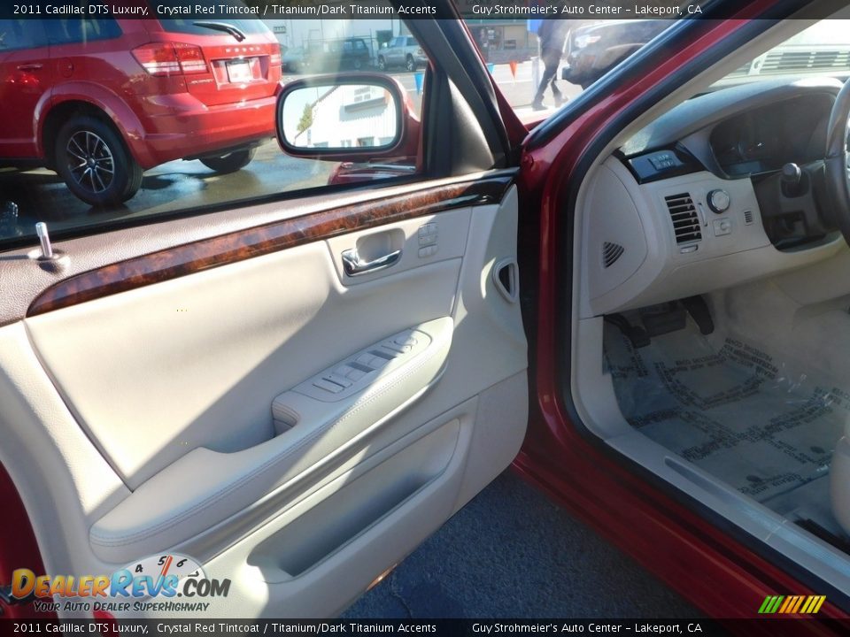 2011 Cadillac DTS Luxury Crystal Red Tintcoat / Titanium/Dark Titanium Accents Photo #7