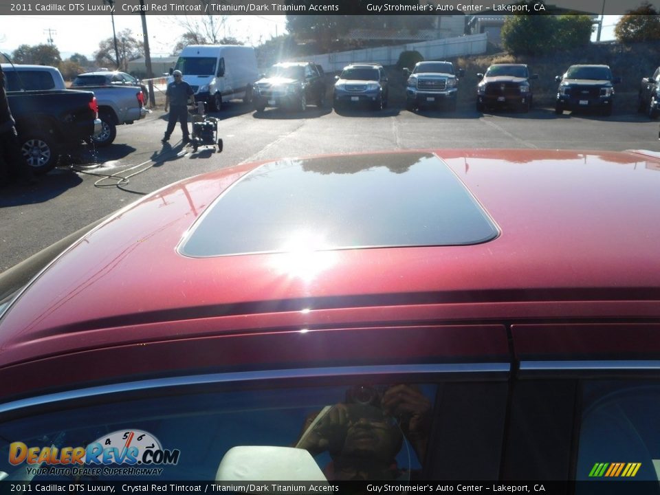 2011 Cadillac DTS Luxury Crystal Red Tintcoat / Titanium/Dark Titanium Accents Photo #8