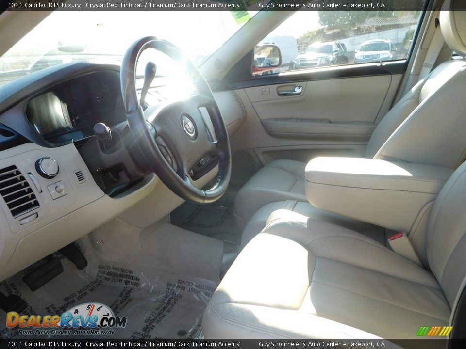 2011 Cadillac DTS Luxury Crystal Red Tintcoat / Titanium/Dark Titanium Accents Photo #11