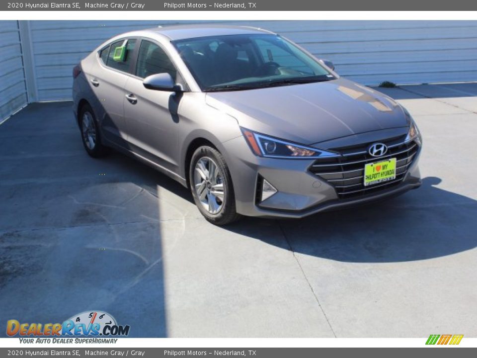 2020 Hyundai Elantra SE Machine Gray / Gray Photo #2