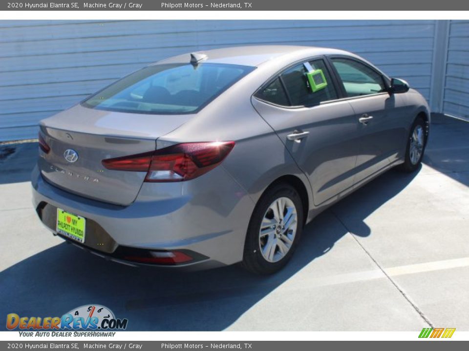 2020 Hyundai Elantra SE Machine Gray / Gray Photo #8