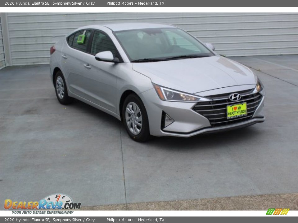 2020 Hyundai Elantra SE Symphony Silver / Gray Photo #2