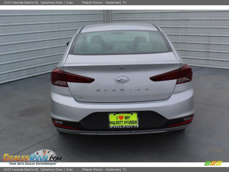 2020 Hyundai Elantra SE Symphony Silver / Gray Photo #7
