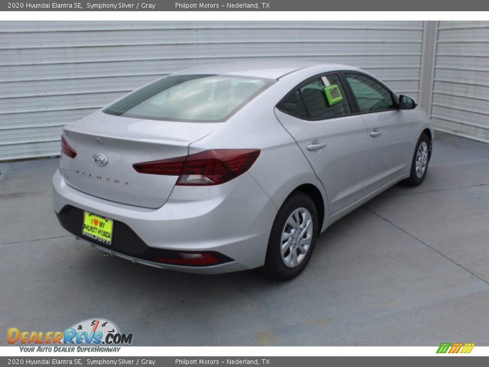 2020 Hyundai Elantra SE Symphony Silver / Gray Photo #8