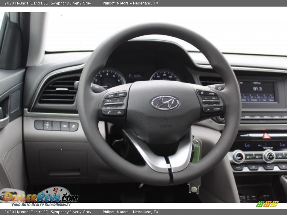 2020 Hyundai Elantra SE Symphony Silver / Gray Photo #21