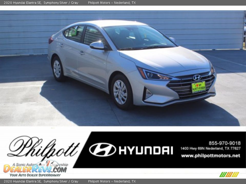 2020 Hyundai Elantra SE Symphony Silver / Gray Photo #1