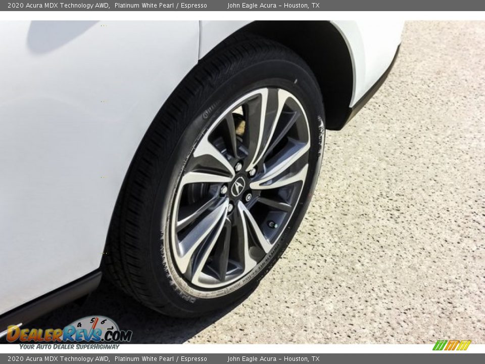 2020 Acura MDX Technology AWD Platinum White Pearl / Espresso Photo #13