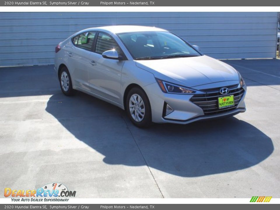 2020 Hyundai Elantra SE Symphony Silver / Gray Photo #2