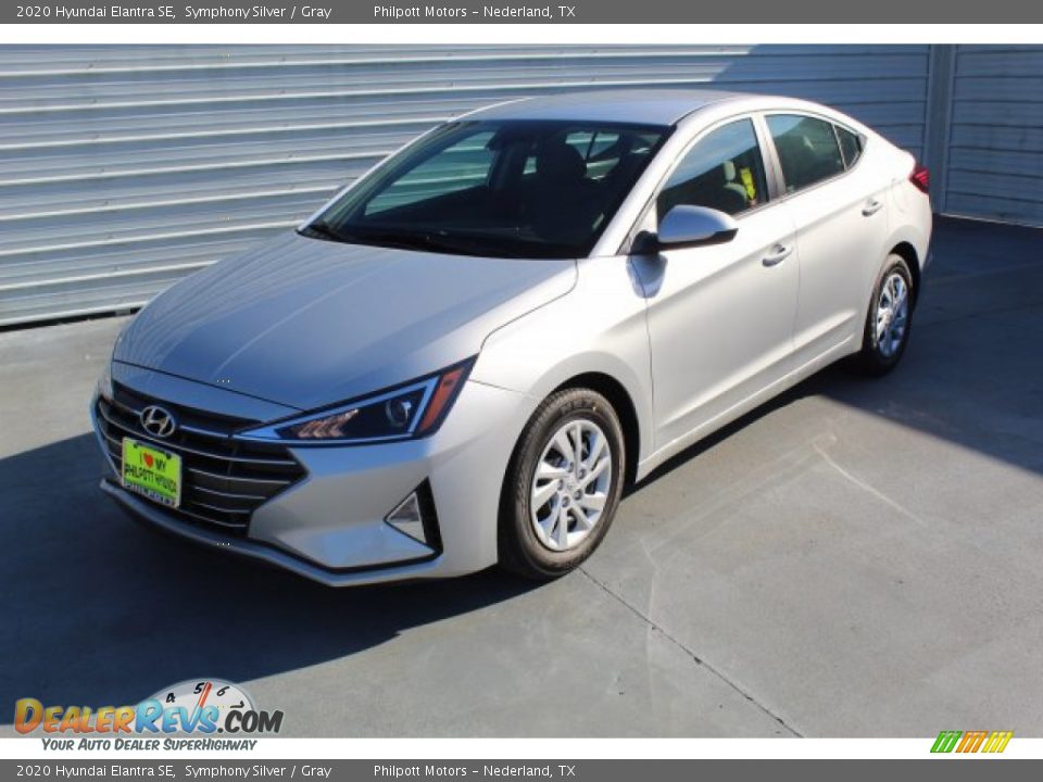 2020 Hyundai Elantra SE Symphony Silver / Gray Photo #4