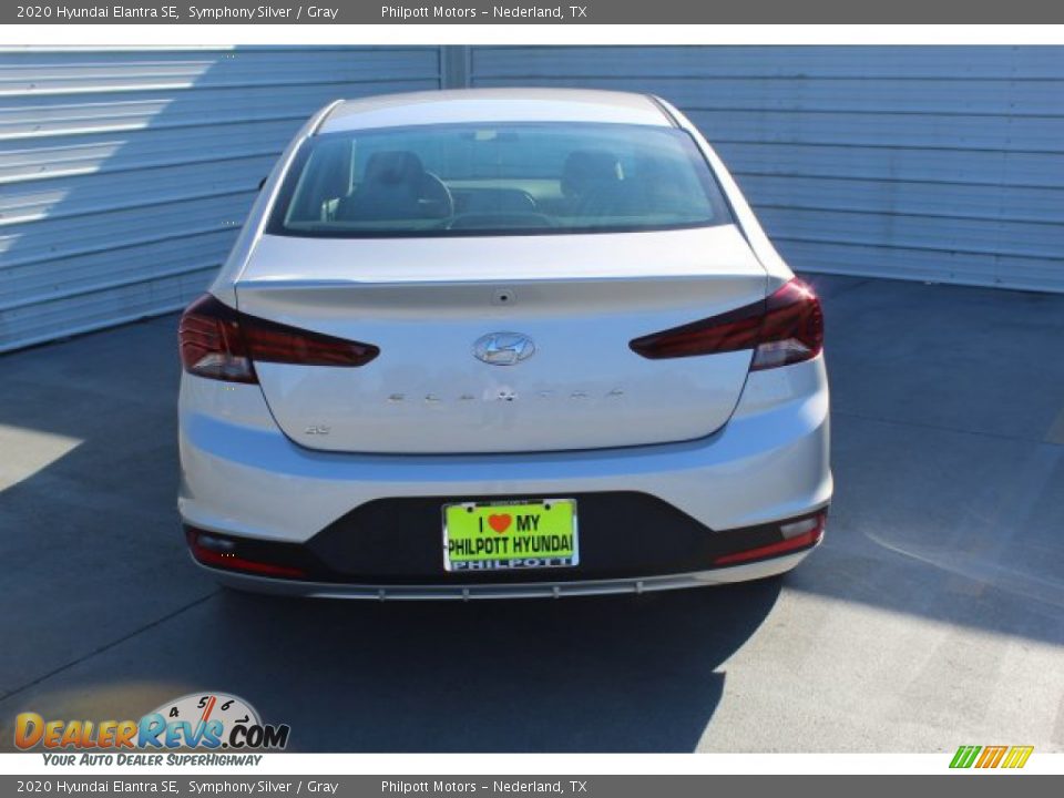 2020 Hyundai Elantra SE Symphony Silver / Gray Photo #7