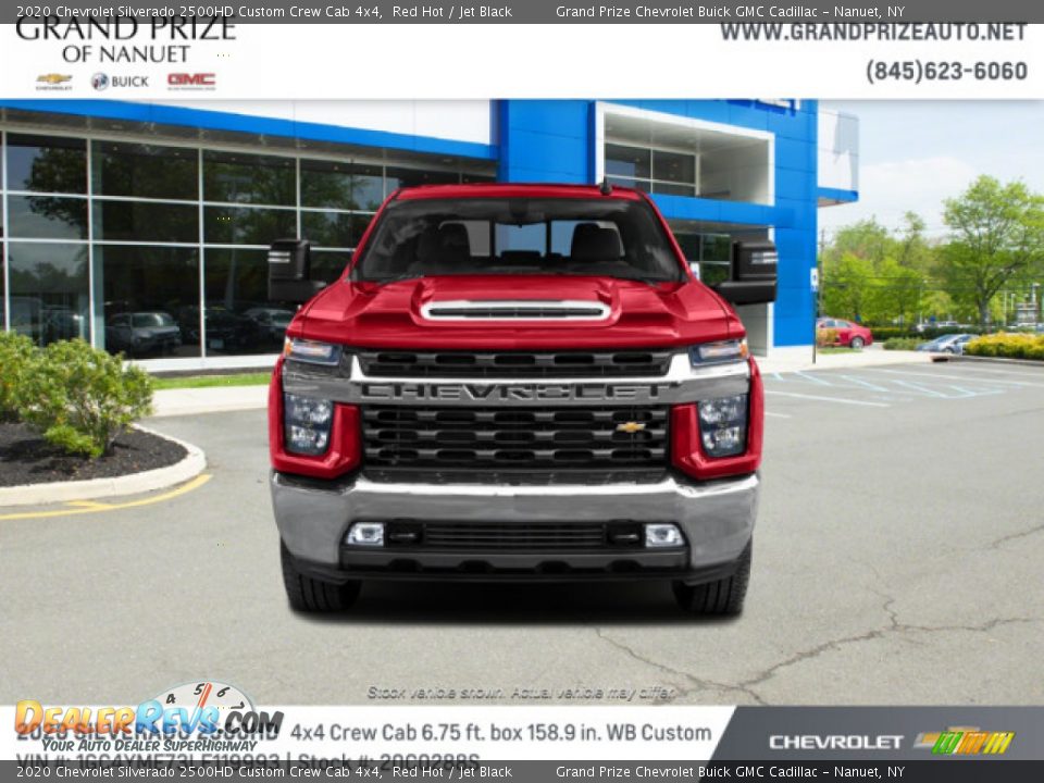 2020 Chevrolet Silverado 2500HD Custom Crew Cab 4x4 Red Hot / Jet Black Photo #7