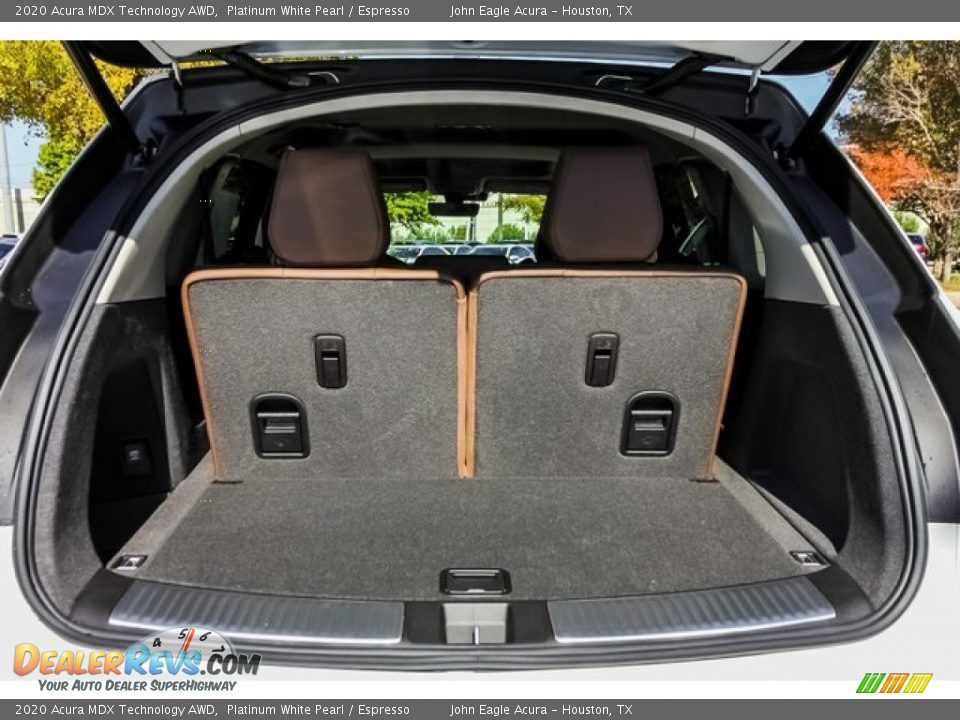 2020 Acura MDX Technology AWD Platinum White Pearl / Espresso Photo #24