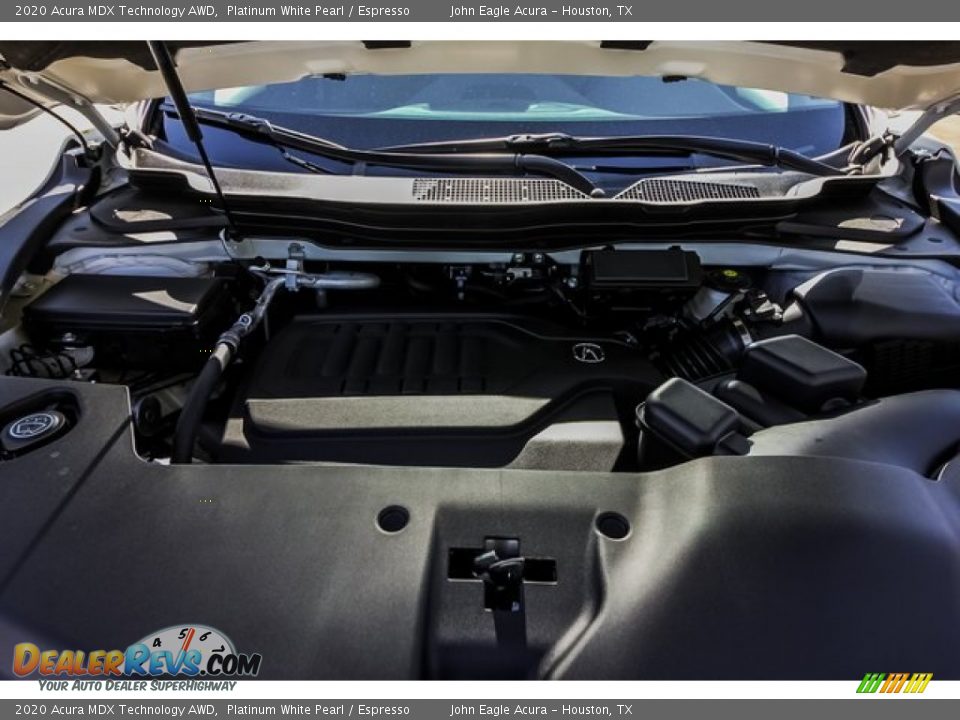 2020 Acura MDX Technology AWD Platinum White Pearl / Espresso Photo #29