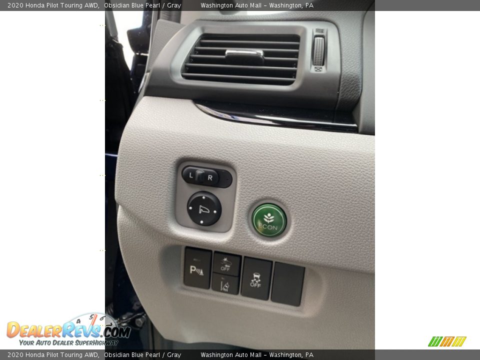 2020 Honda Pilot Touring AWD Obsidian Blue Pearl / Gray Photo #13