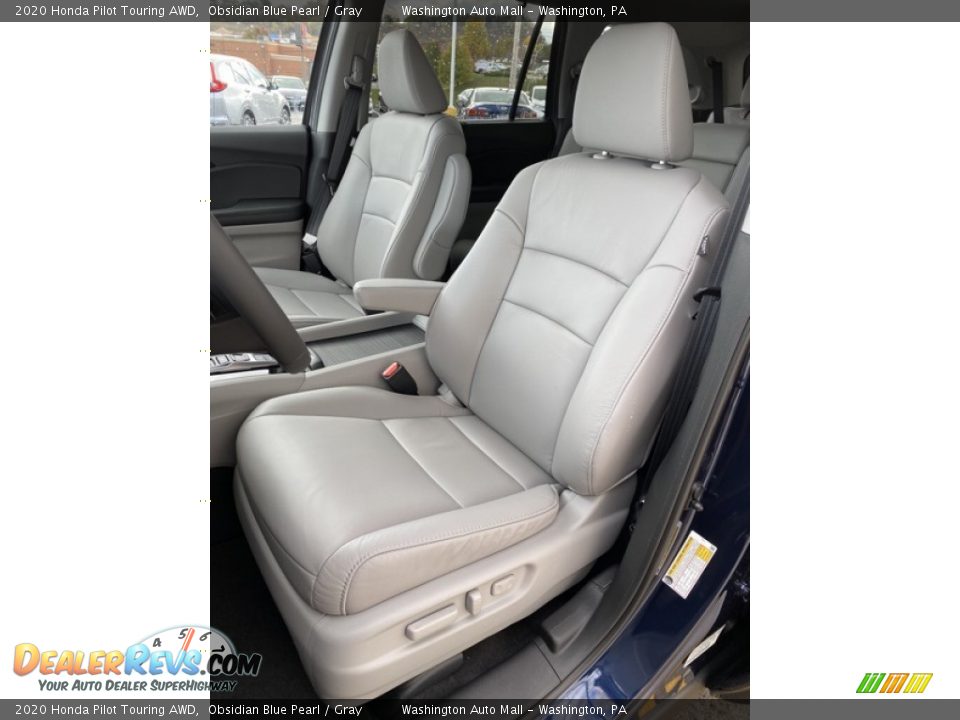 2020 Honda Pilot Touring AWD Obsidian Blue Pearl / Gray Photo #15