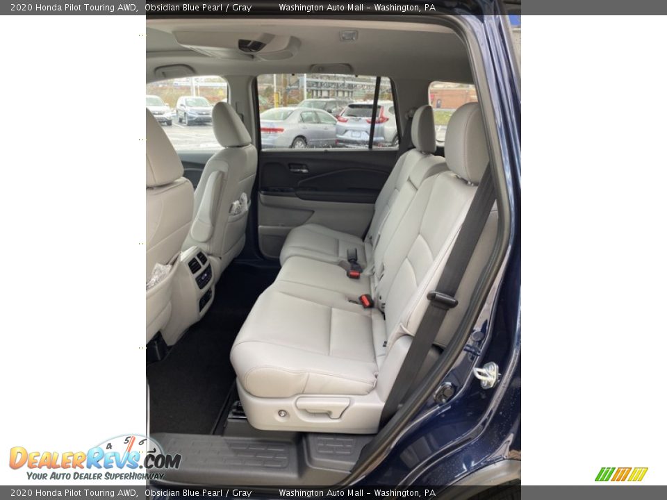 2020 Honda Pilot Touring AWD Obsidian Blue Pearl / Gray Photo #19