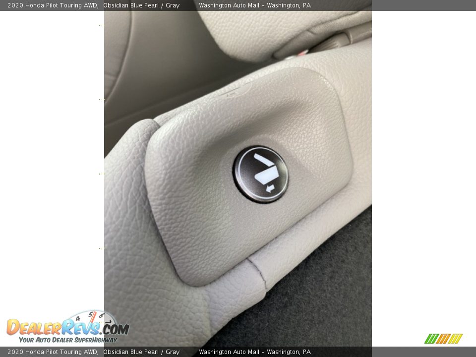 2020 Honda Pilot Touring AWD Obsidian Blue Pearl / Gray Photo #20