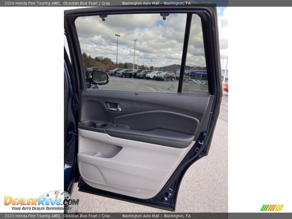 2020 Honda Pilot Touring AWD Obsidian Blue Pearl / Gray Photo #27