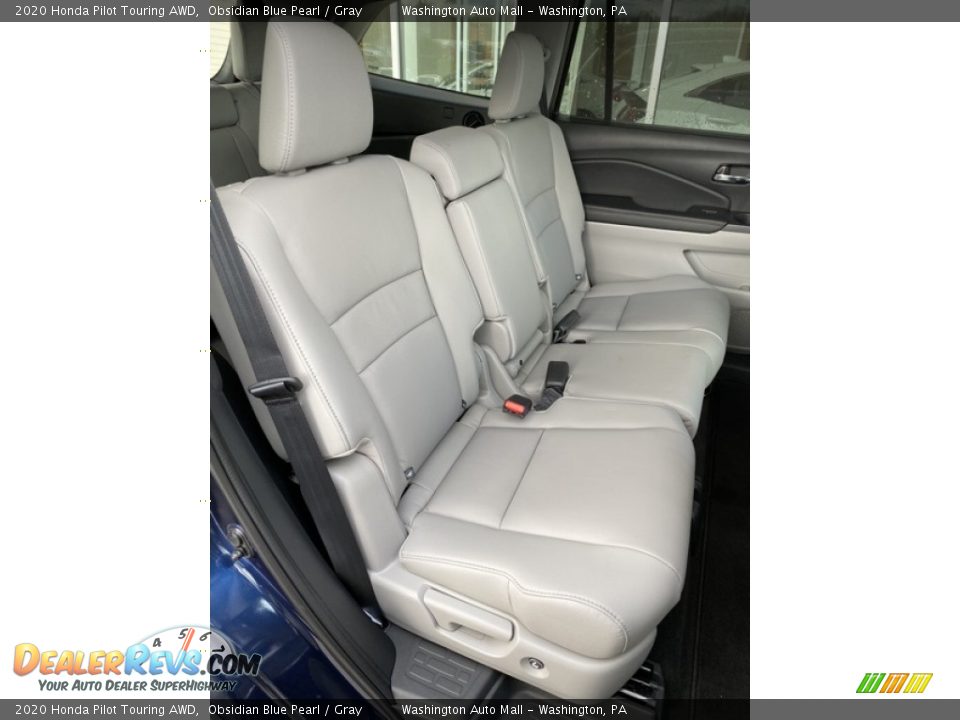 2020 Honda Pilot Touring AWD Obsidian Blue Pearl / Gray Photo #28