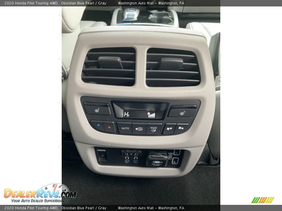 2020 Honda Pilot Touring AWD Obsidian Blue Pearl / Gray Photo #33