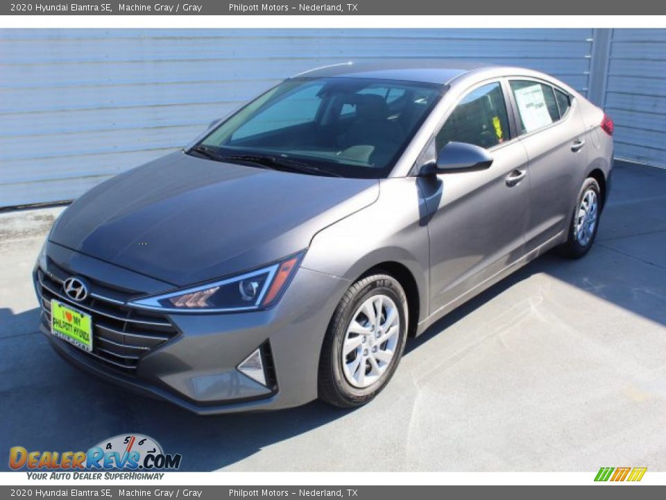 2020 Hyundai Elantra SE Machine Gray / Gray Photo #4