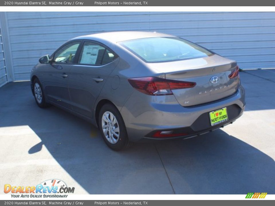 2020 Hyundai Elantra SE Machine Gray / Gray Photo #6